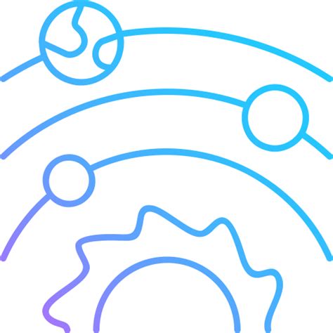 Solar system Generic gradient outline icon | Freepik