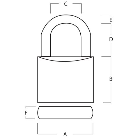 How Measure Padlock Size 的图像结果