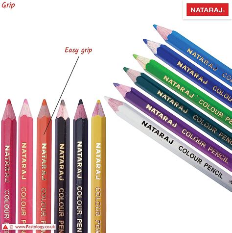 Buy NATARAJ Kids Colouring Pencils - Draw Sketch Write Colour - School ...