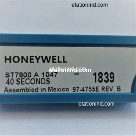 Honeywell ST7800A1047 40-Second Purge Timer – Enhance Safety in ...