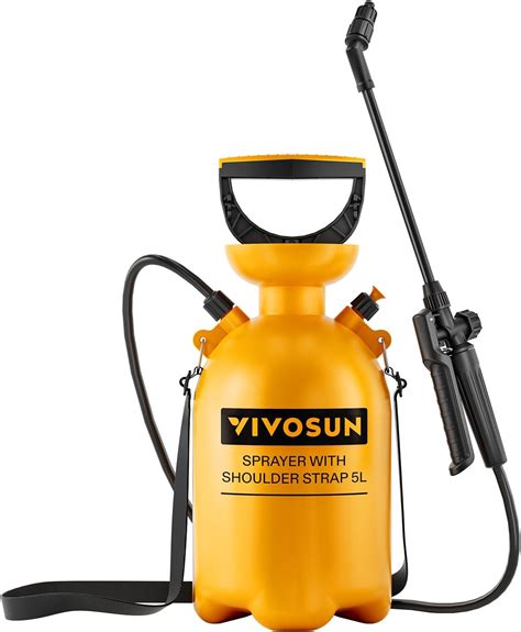 Amazon.com : VIVOSUN 1.35Gal/5L Pump Pressure Sprayer, Pressurized ...