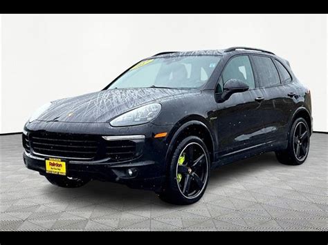 Used 2017 Black Porsche Cayenne E-Hybrid SUV For Sale in Seattle, WA ...