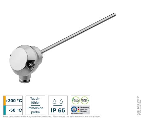 Tauchfühler mit J-Kopf