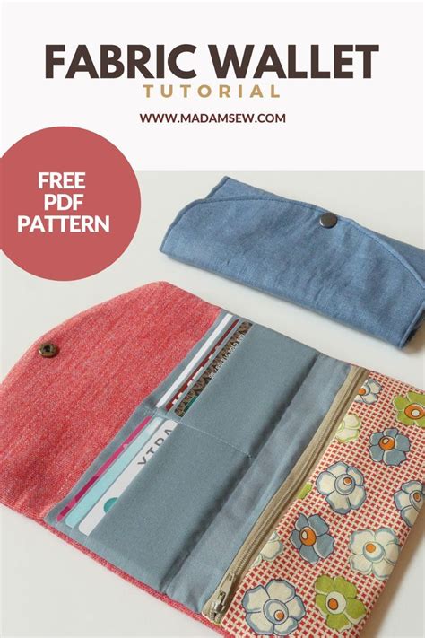 Image result for Fabric Wallet Pattern