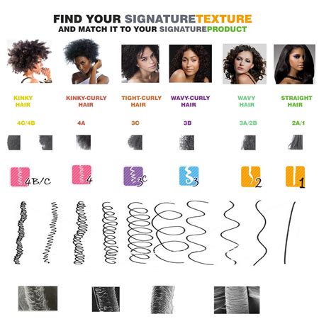 How to Determine Hair Type on Natural Hair | Hair texture chart, Hair ...