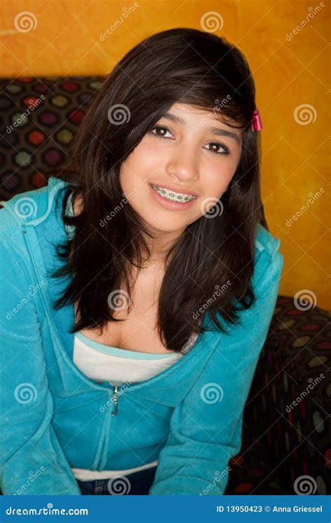 Pretty Latina Girl stock image. Image of happy, hispanic - 13950423