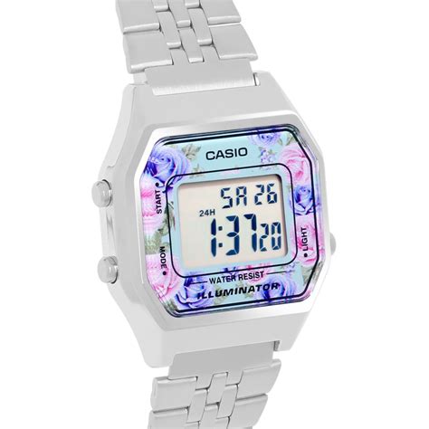 Reloj plateado on sale mujer casio