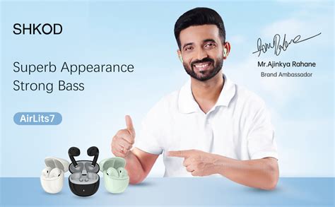 SHKOD AirLits7 True Wireless Earbuds | Bluetooth 5.3 | ENC Noise ...