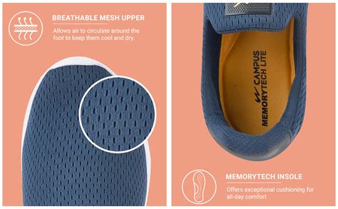 Buy Campus Men's OXYFIT (N) Walking Shoes BLK/D.Gry - 8UK/India at ...