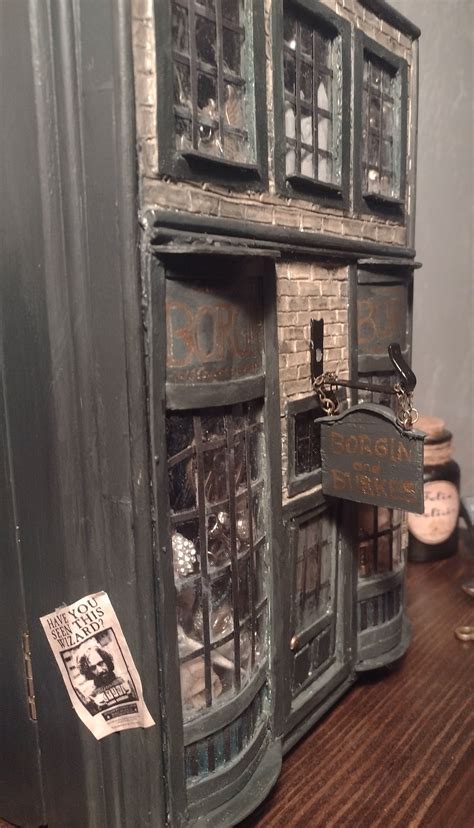 Borgin and Burke's Inspired Book Nook/wall Hanging - Etsy