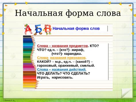 Презентация "Правила русского языка" 2 класс