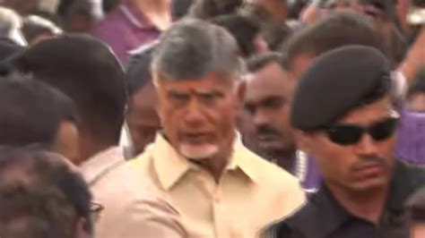 TDP chief Chandrababu Naidu casts his vote in Andhra Pradesh's Guntur ...