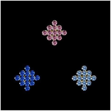 Comet Busters® Stick-On Nose Bindis – No Piercing – Crystal Stone Nose ...