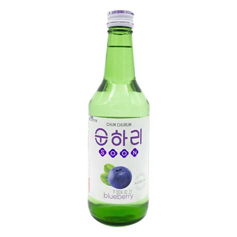 Alcohol Coreano soju Chum Churum - Blueberry