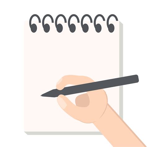 Hand Writing Blank Notebook Paper Texture Variation Collection Set ...