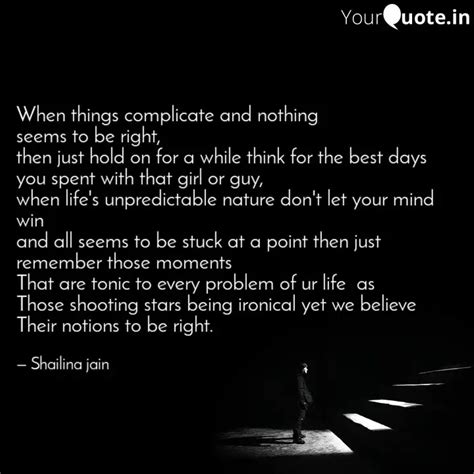 When things complicate an... | Quotes & Writings by Shailina Jain ...