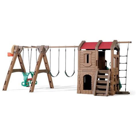 Buy Naturally Playful Adventure Lodge Play Center With Glider (3-8 ...