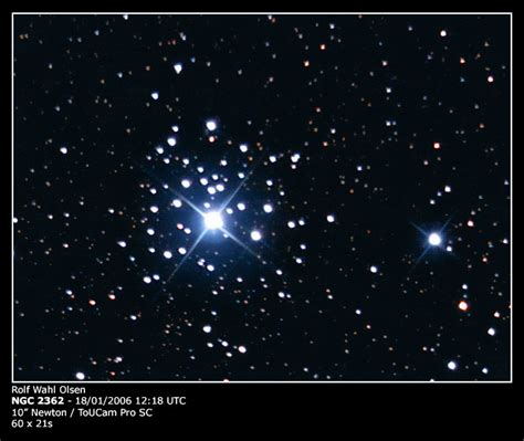 Open cluster NGC 2362