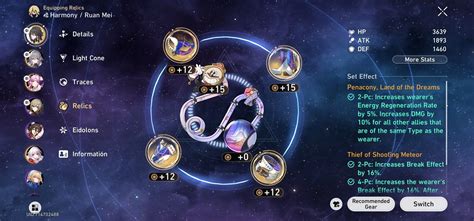 Ruan Mei build progress Honkai: Star Rail | HoYoLAB