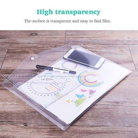 AM3528 Aerotix Document Button Bag Folder Transparent (1pcs) - (Code ...