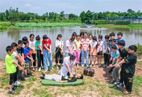 四川广安：暑期防溺水 安全在心中-人民图片网
