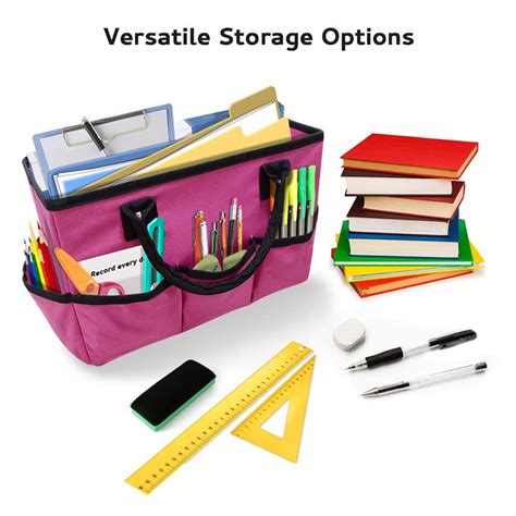 Desktop File Folder Storage Bag For Office Desk Daily Use,rose Pink 期間 ...