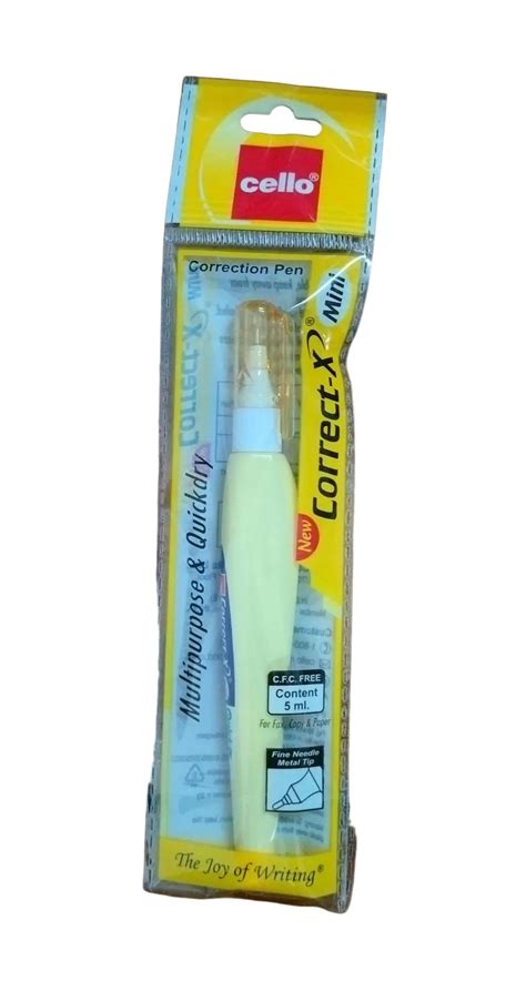 Cello Multipurpose & Quick Dry Correction Pen Mini – Compact & Fast Dr ...