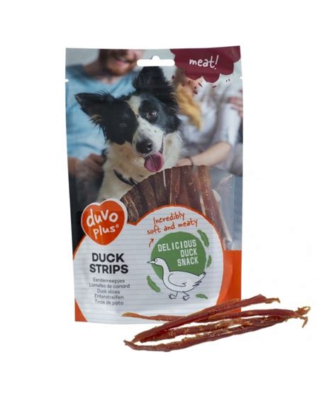Duvo Dog Snack 80g[Flavor - Duck, Options - Strips] | SMBG B2B Website