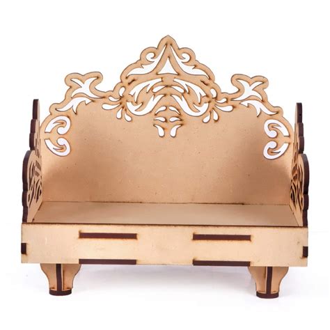 AVAD Wooden Attractive Design Beautiful Small Singhasan for God ...