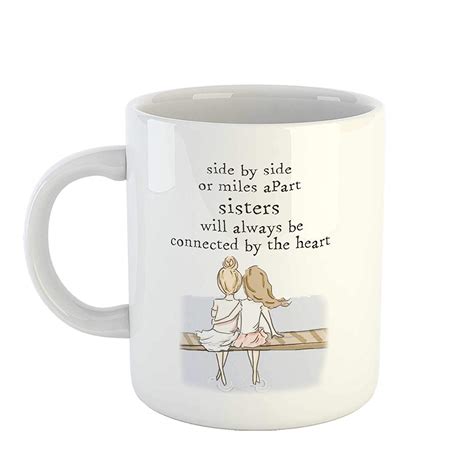 Buy SCPmarts Create Your Desire Funny Sister Cute Quotes Side by Side ...