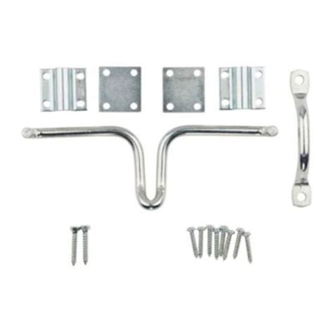 Buy National Hardware N160-747 Zinc Plated Sliding Bolt Door/Gate Latch ...