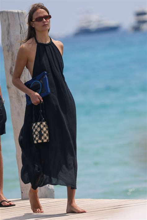 Natasha Poly at the Club 55 Beach in Saint-Tropez 07-17-2024 • CelebMafia
