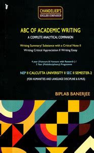 ABC OF ACADEMIC WRITING | NEP | SEC | SEMESTER-2 | CALCUTTA UNIVERSITY ...