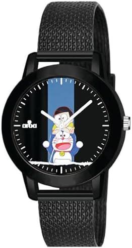 Buy AROA Watch New Watch for Nobita & Doremon Black Model : 1032 Kids ...