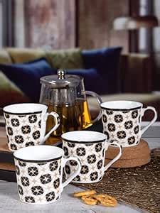 Buy Sonaki Bone China Tea/Coffee Mug (Set of 6pcs) 200ml EXPO-M-CARPET ...