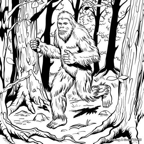 Free Bigfoot Coloring Pages [2025]