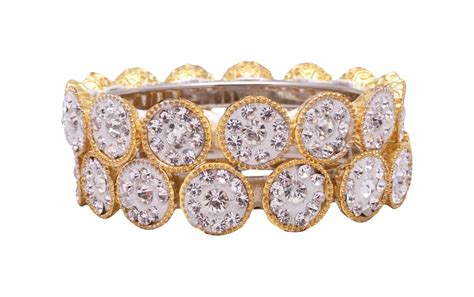 Buy Quality Collection Gold and White Non-Precious Metal Bangle Set for ...