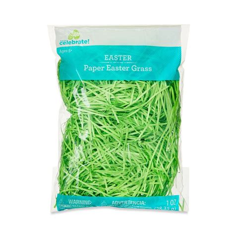 WAY TO CELEBRATE! Easter Paper Easter Grass - Green (1 oz) Delivery or ...