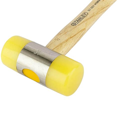 Stanley 57-057 Soft Faced Hammers With Wood Handle 45mm – buysupplies.in