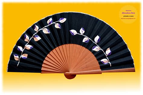 Abanico Hojas de Verano | Abanicos, Decoracion abanicos, Abanicos ...