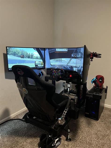 Just finished Sim Lab GT1 EVO Sim rig for space, flight, and race. : r ...