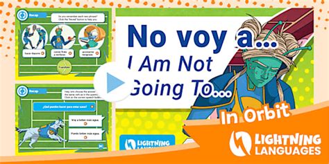 👉 Lightning Languages | Spanish | In Orbit | Keeping Healthy PowerPoint 3