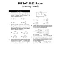 BITSAT Past Year Paper- 2022 - BITSAT Mock Tests Series and Past Year ...