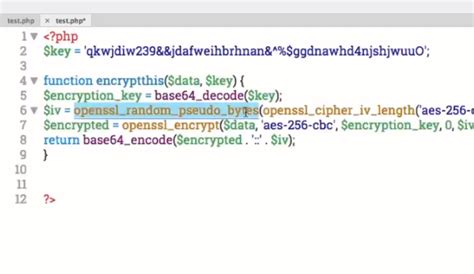 PHP Encryption and Decryption Code 的图像结果
