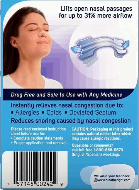 Breathe Right Clear Nasal Strips - Large (30 Strips, Maroc | Ubuy