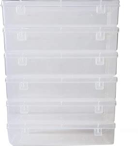 Virya Multipurpose Transparent Plastic Storage Box Organizer, Bangles ...