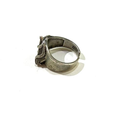old silver 925 ring / size free | " YEAH " used clothing store