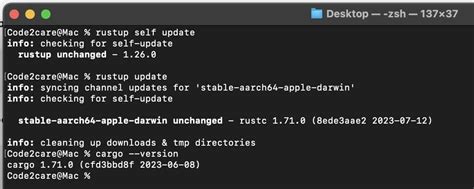 Cargo Rust CMD Install 的图像结果
