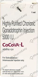 Buy Cocova L 5000 IU/ML Injection (1) Online & Save Up to 24% at PharmEasy