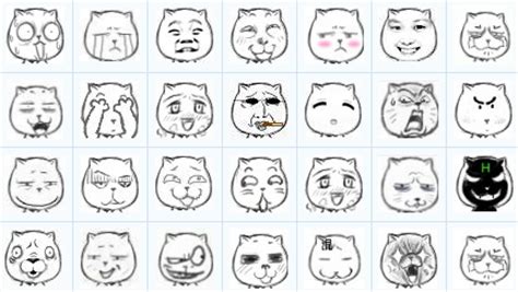 搞怪猫斯拉表情包|搞怪猫斯拉qq表情包下载 图片+表情包 - 比克尔下载